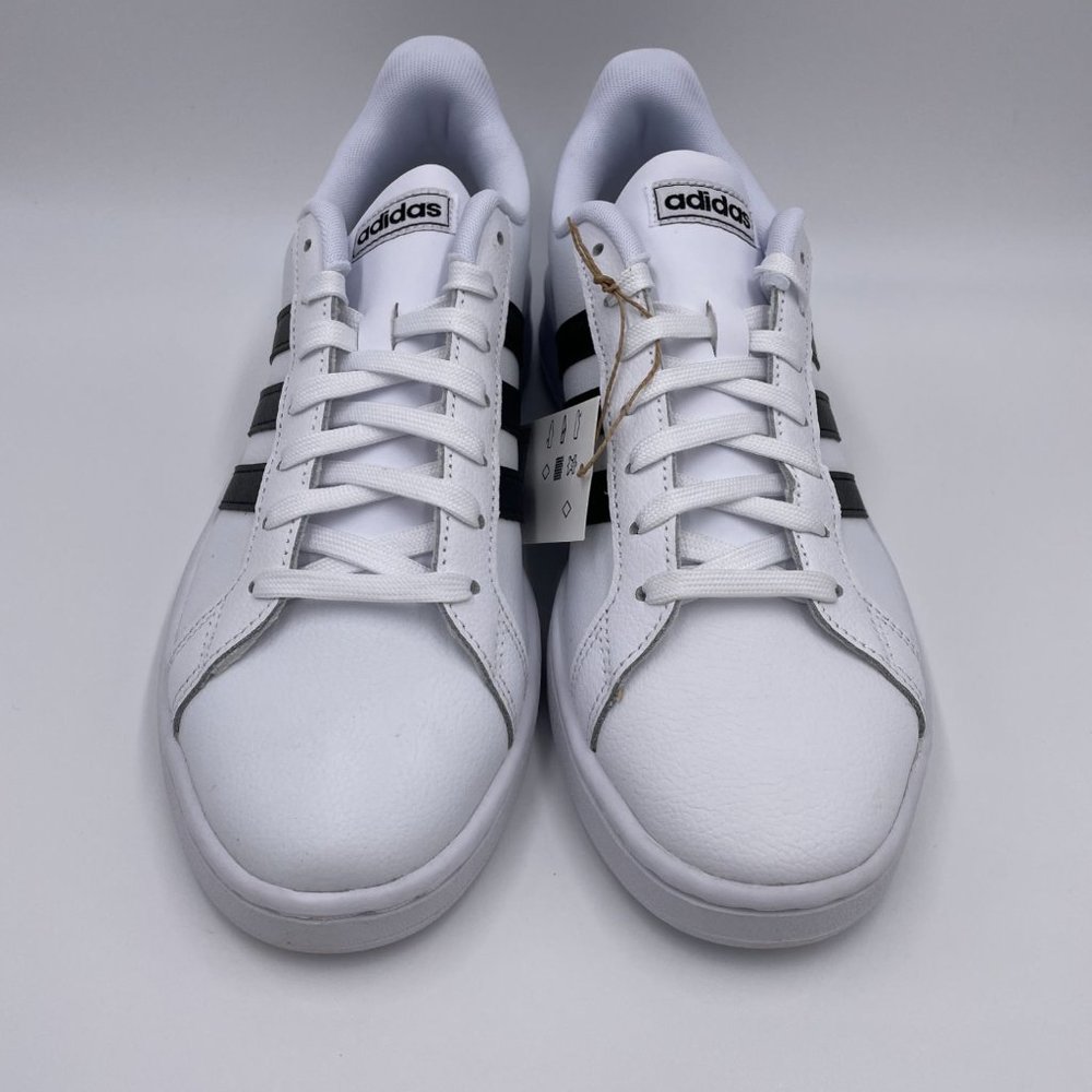 Adidas Grand Court White / Black Mens Shoes - Picture 3 of 8